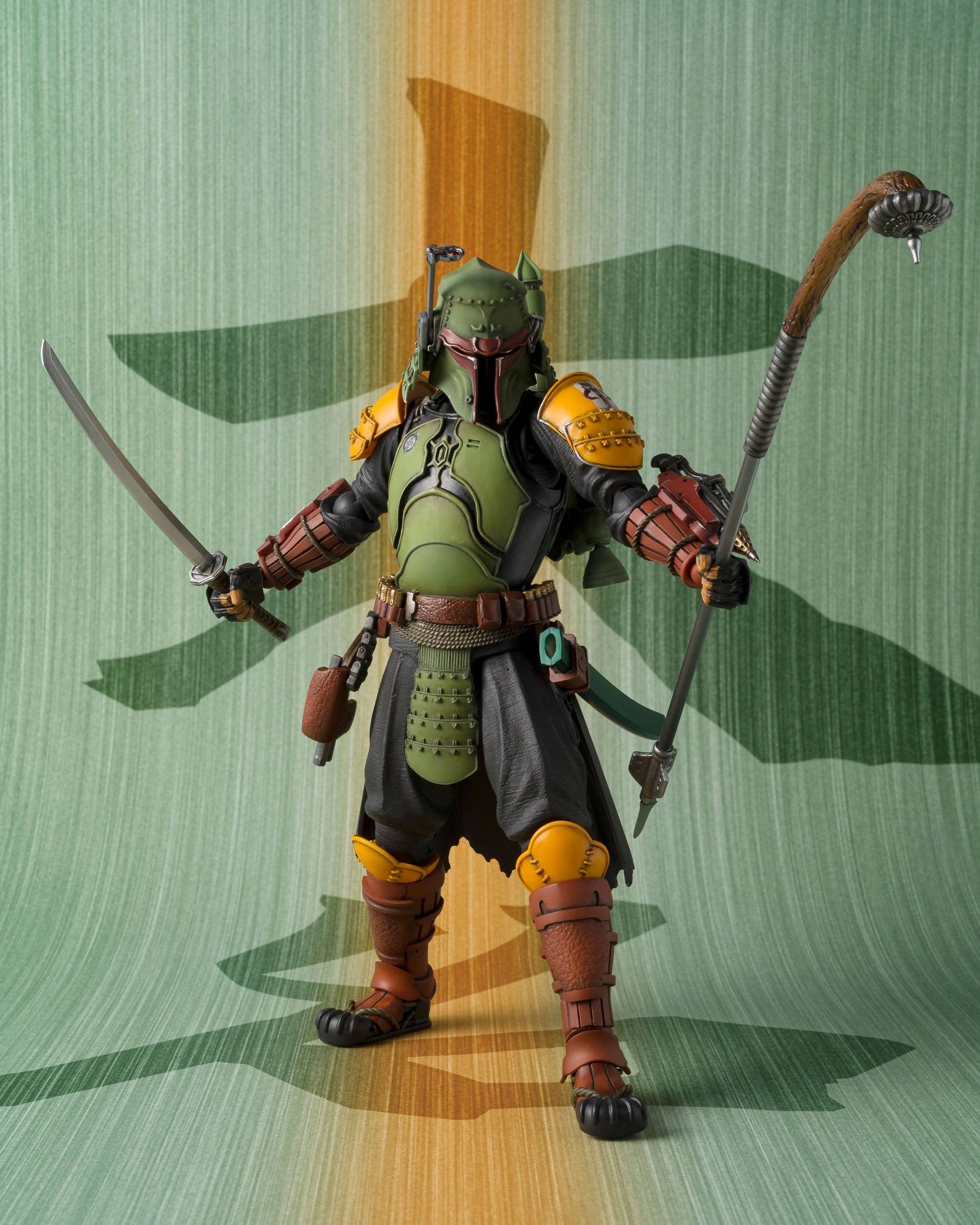 *CREASED BOX* Star Wars: The Book of Boba Fett Meisho Movie Realization Action Figure Daimyo Boba Fett