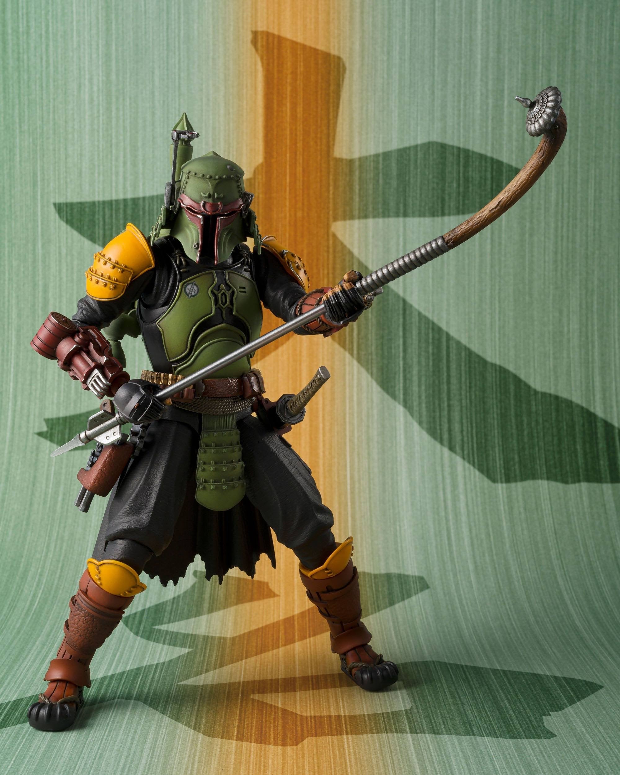 *CREASED BOX* Star Wars: The Book of Boba Fett Meisho Movie Realization Action Figure Daimyo Boba Fett