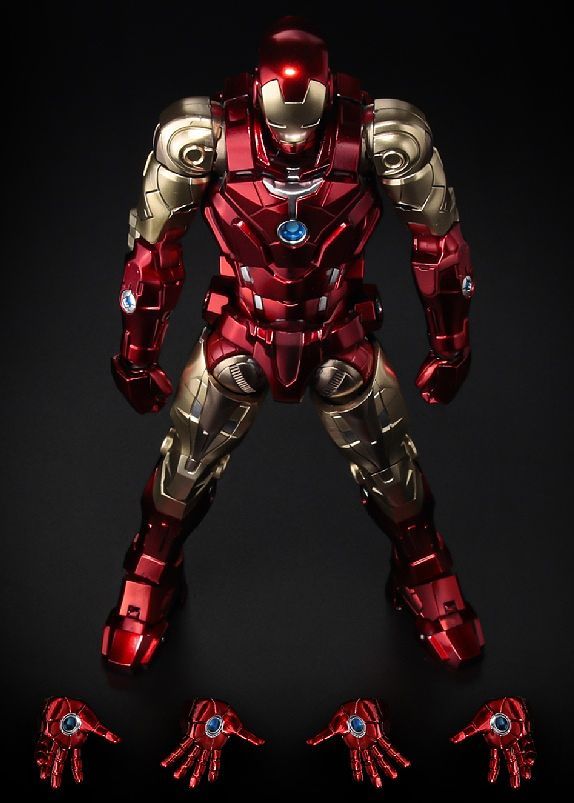 Sentinel Fighting Armor Iron Man Action Figure