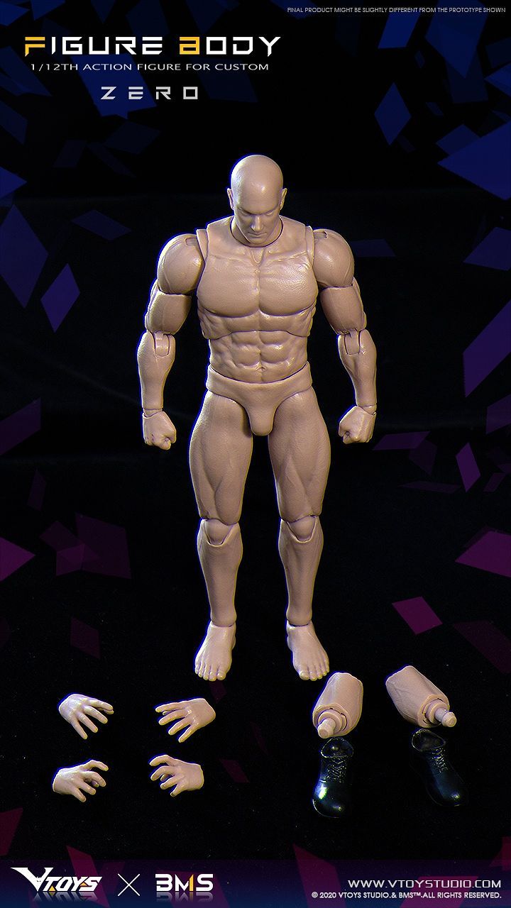 VTOYS X BMS 1/12 ACTION FIGURE BODY ZERO