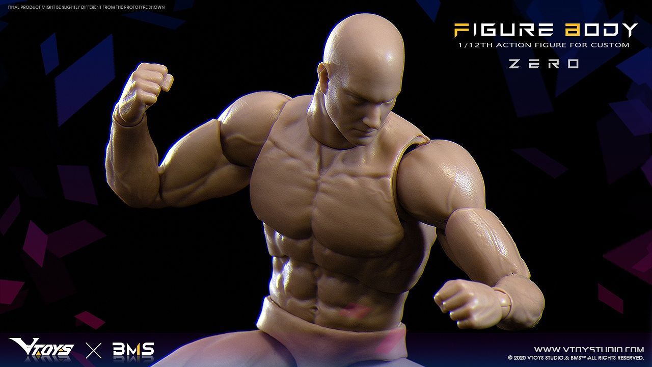 VTOYS X BMS 1/12 ACTION FIGURE BODY ZERO