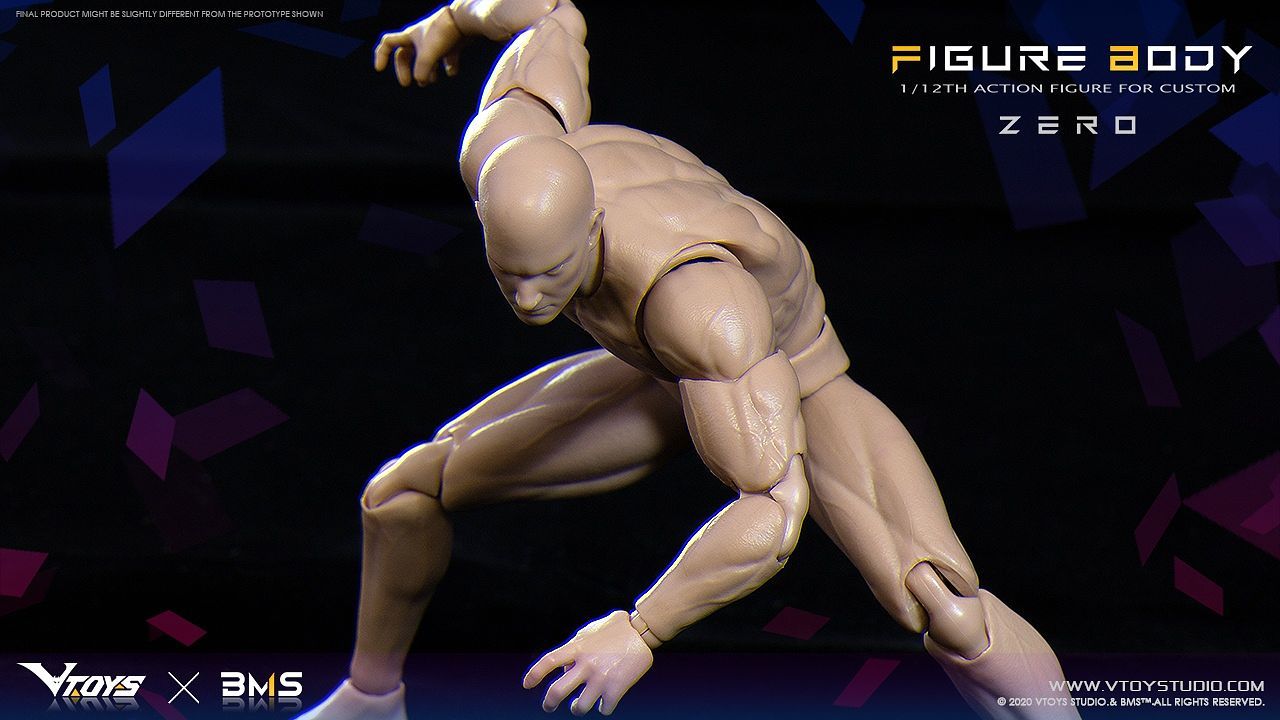 VTOYS X BMS 1/12 ACTION FIGURE BODY ZERO