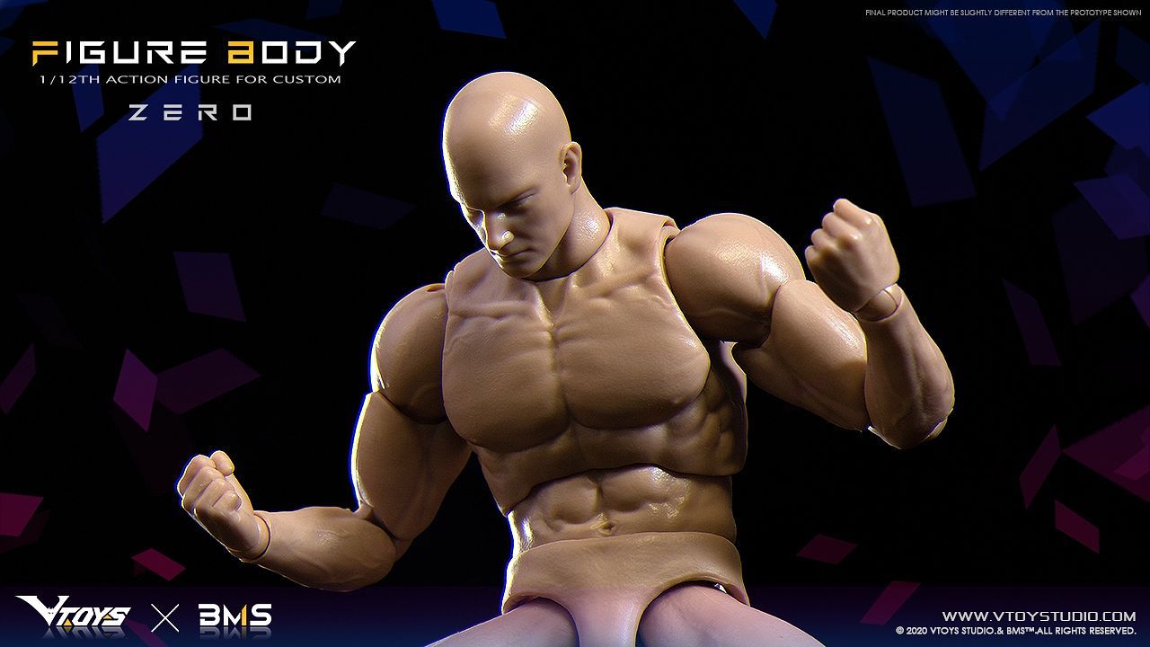 VTOYS X BMS 1/12 ACTION FIGURE BODY ZERO