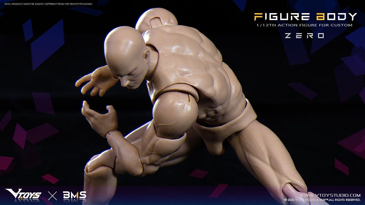 VTOYS X BMS 1/12 ACTION FIGURE BODY ZERO