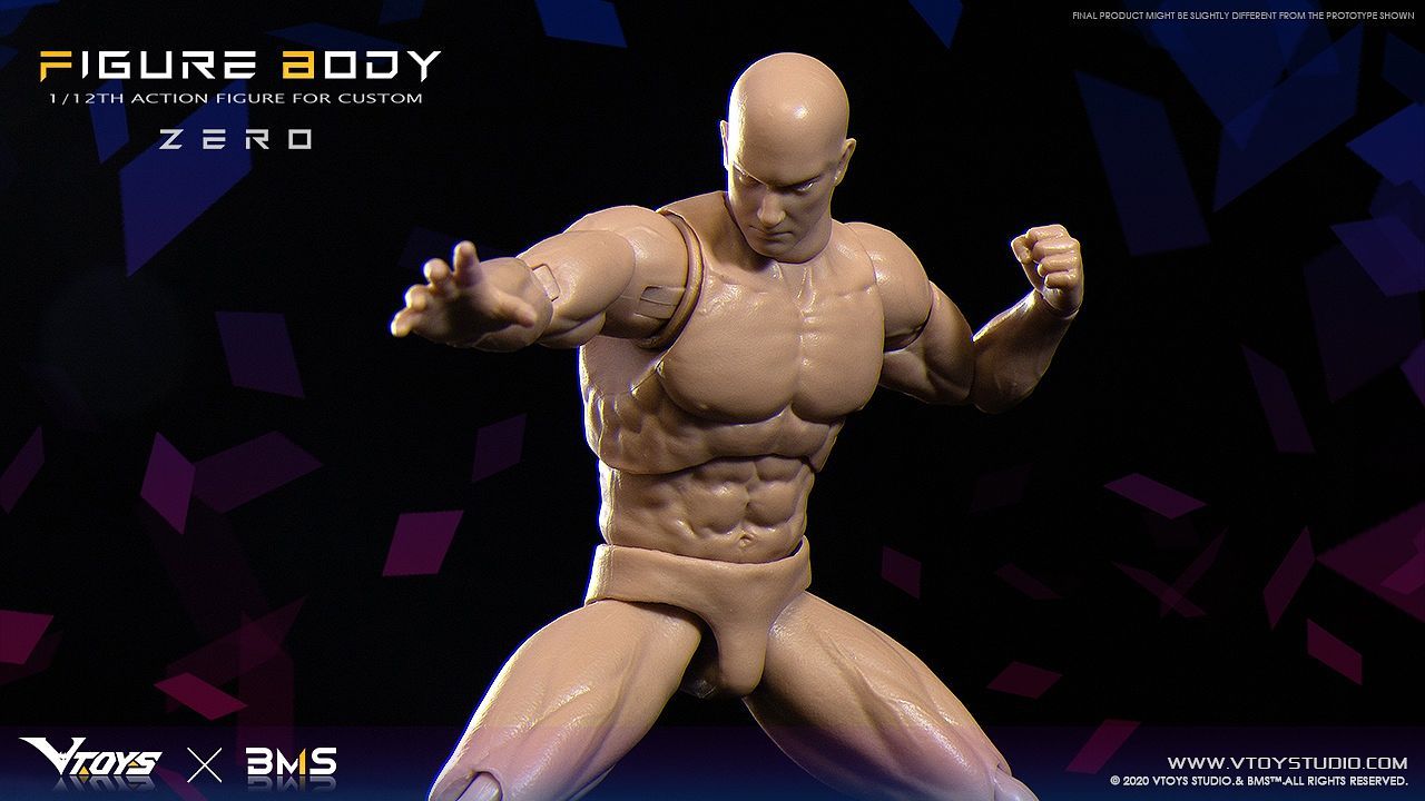 VTOYS X BMS 1/12 ACTION FIGURE BODY ZERO