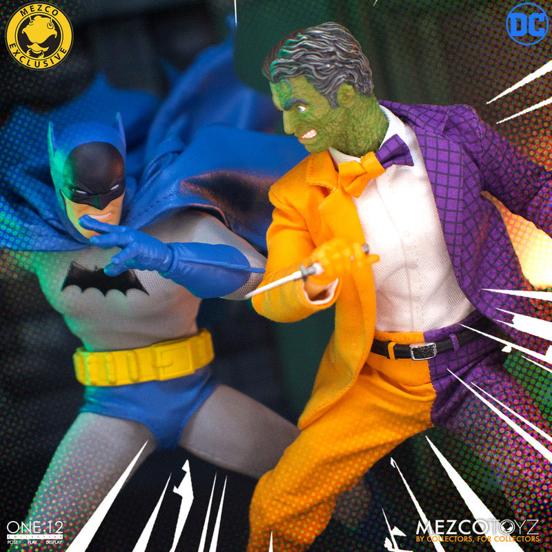 MEZCO ONE:12 COLLECTIVE Golden Age Batman vs Two-Face Boxed Set