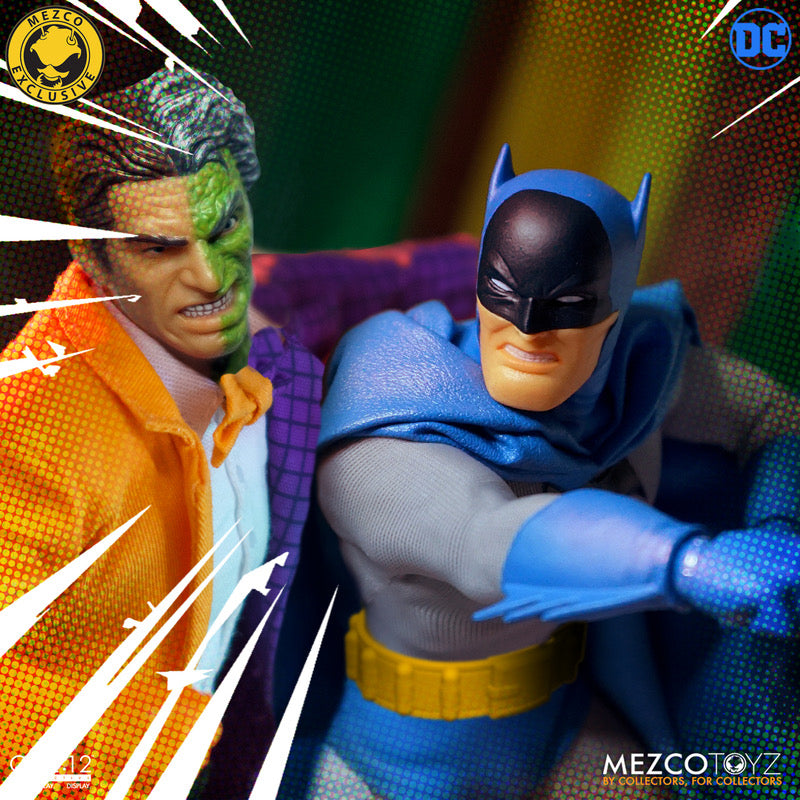 MEZCO ONE:12 COLLECTIVE Golden Age Batman vs Two-Face Boxed Set