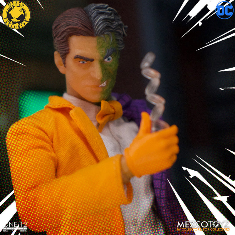 MEZCO ONE:12 COLLECTIVE Golden Age Batman vs Two-Face Boxed Set