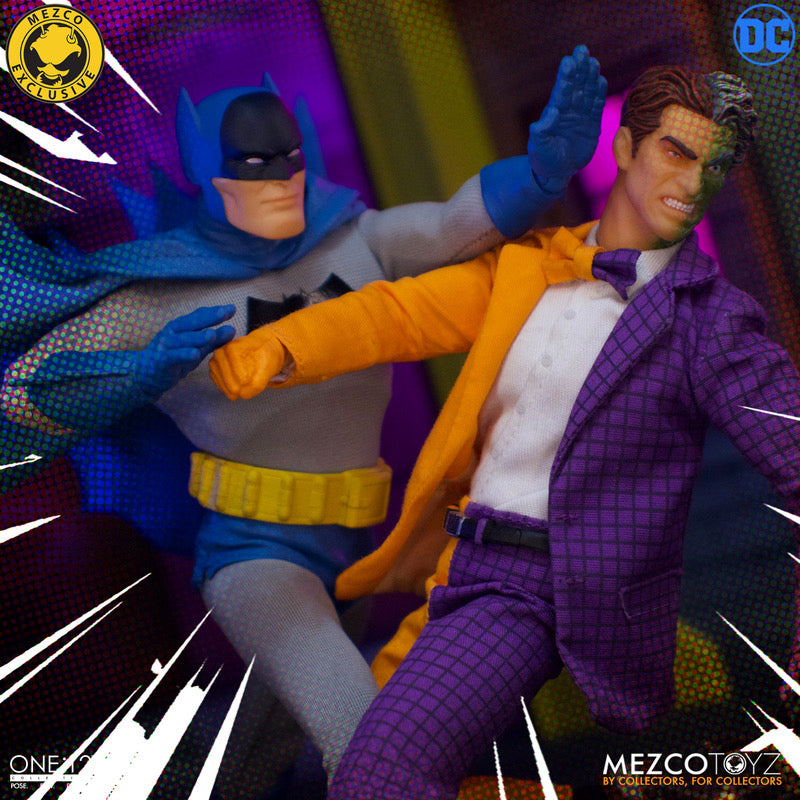MEZCO ONE:12 COLLECTIVE Golden Age Batman vs Two-Face Boxed Set