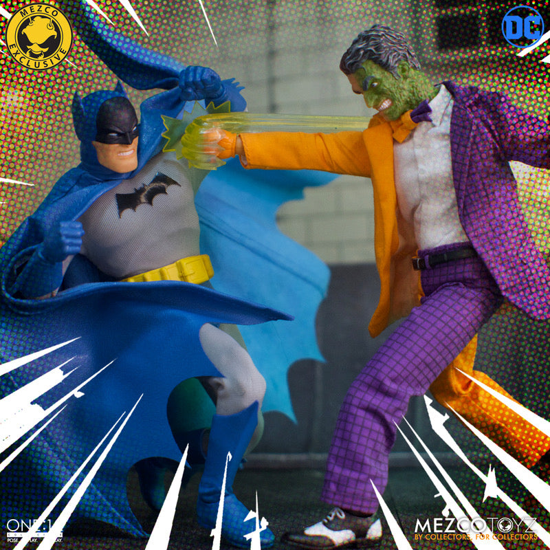 MEZCO ONE:12 COLLECTIVE Golden Age Batman vs Two-Face Boxed Set