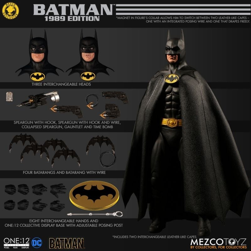 MEZCO ONE:12 COLLECTIVE Batman - 1989 Edition