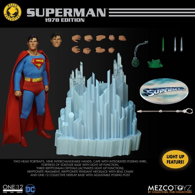 MEZCO ONE:12 COLLECTIVE Superman - 1978 Edition