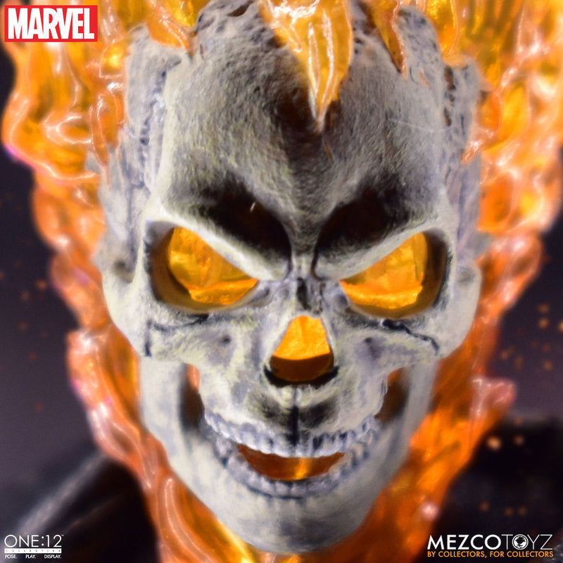 MEZCO ONE:12 COLLECTIVE Ghost Rider & Hell Cycle Set
