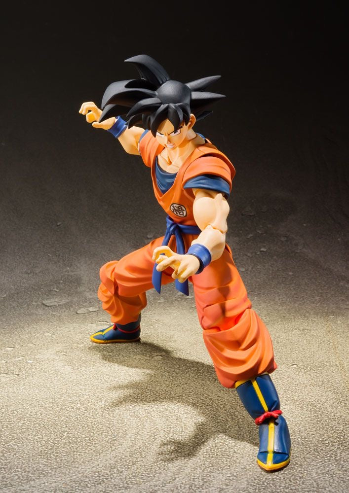 DRAGONBALL Z SON GOKU EARTH SH FIGUARTS + Power Pole Accessory SDCC 2018 Exclusive
