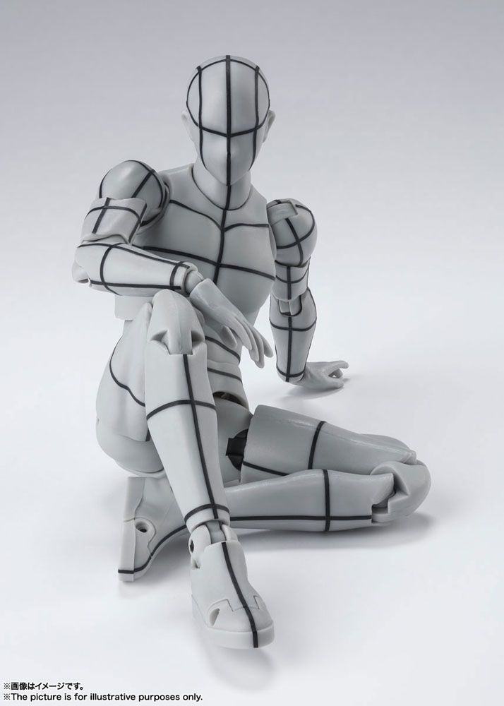Body Kun SH Figuarts Wireframe Gray Color Version