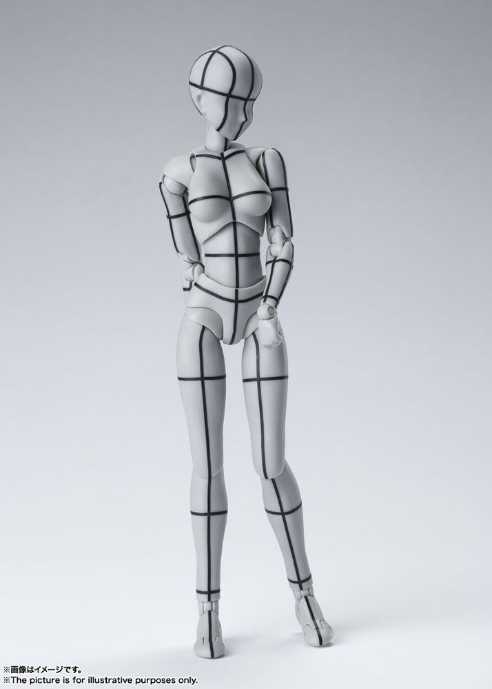 Body Chan SH Figuarts Wireframe Gray Color Version