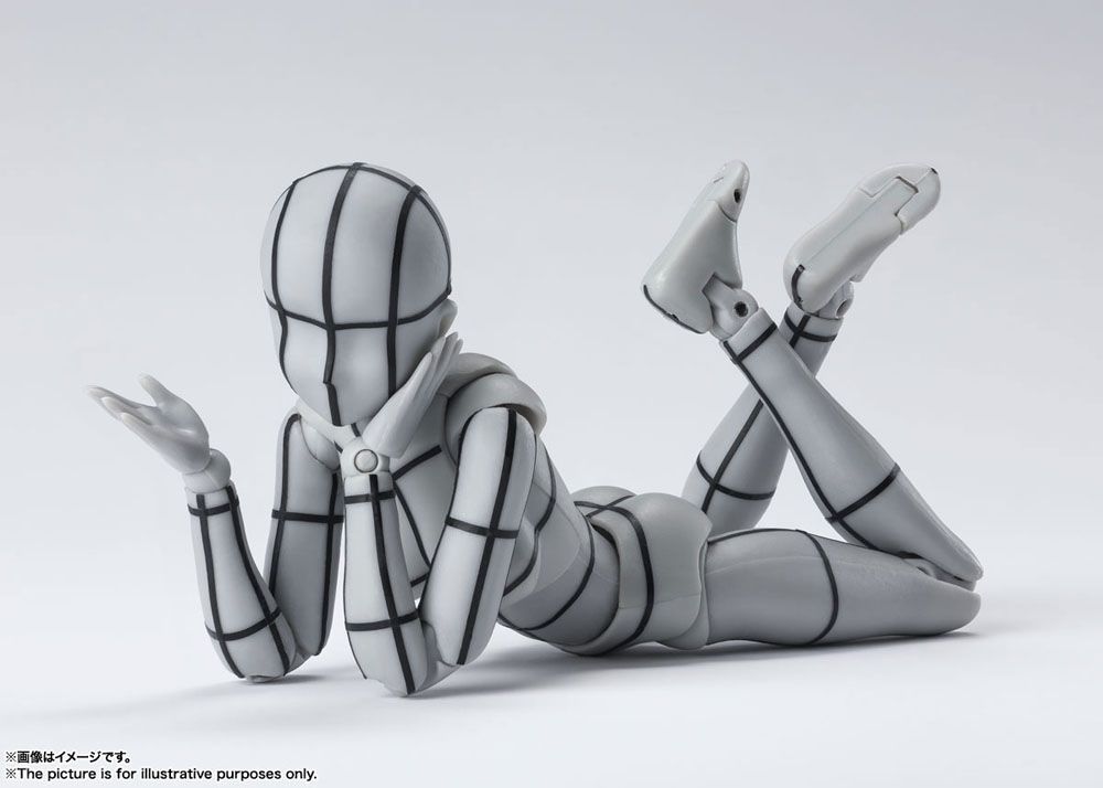 Body Chan SH Figuarts Wireframe Gray Color Version