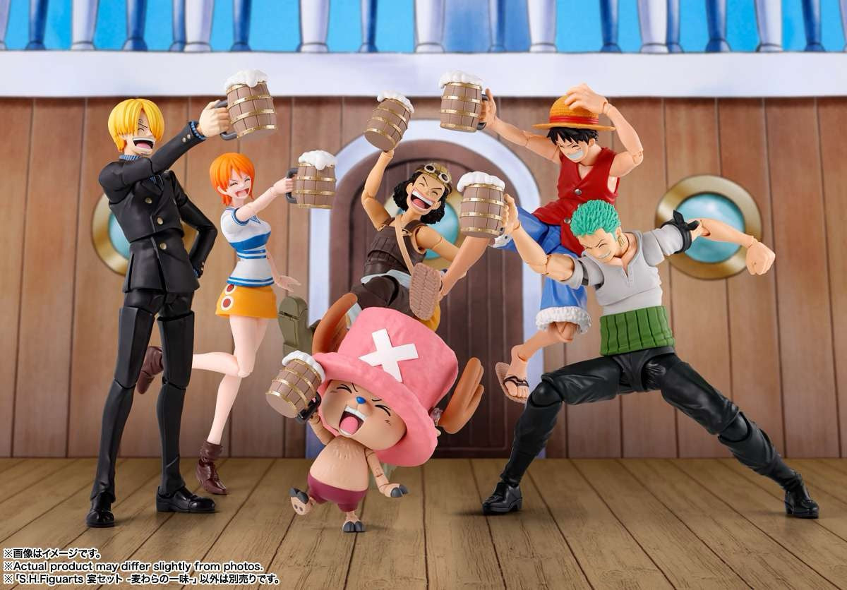 *PRE ORDER* One Piece SH Figuarts Action Figure Party Set - The Straw Hat Crew (ETA JULY)