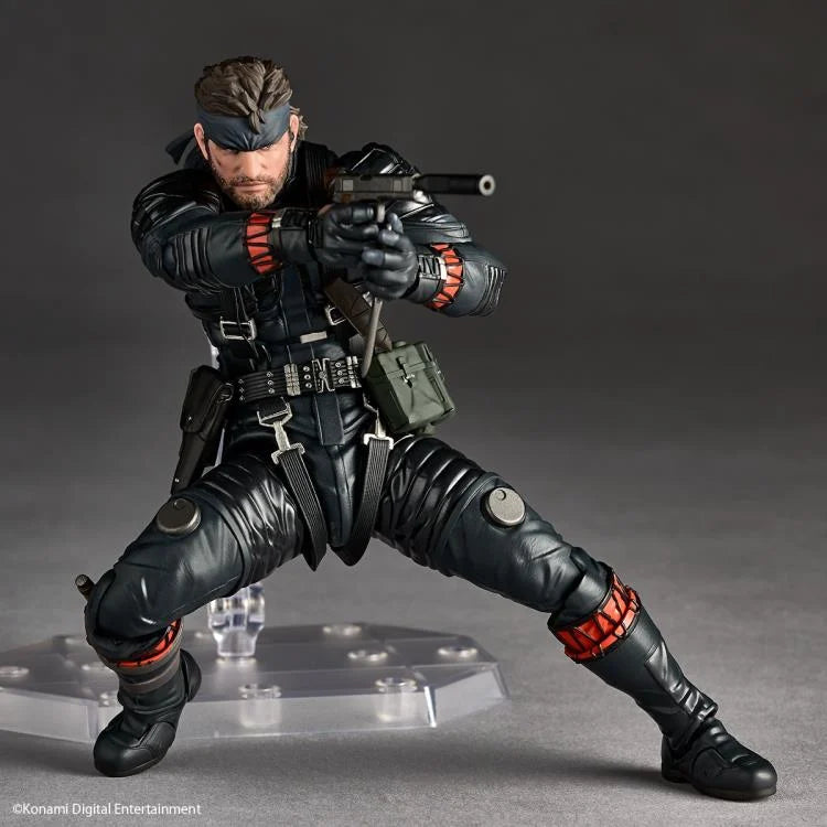 Metal Gear Solid Delta Amazing Yamaguchi Revoltech Naked Snake Sneaking Suit Ver Action Figure