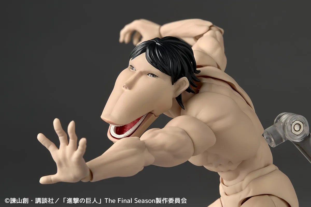 Attack on Titan Amazing Yamaguchi Revoltech Cart Titan Action Figure