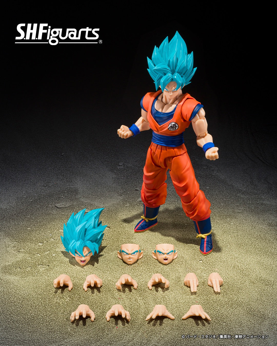 *PRE ORDER* DRAGONBALL SUPER SH FIGUARTS SUPER SAIYAN GOD SUPER SAIYAN SON GOKU - BLUE POWER TRANSCENDING LIMITS (ETA SEPTEMBER)