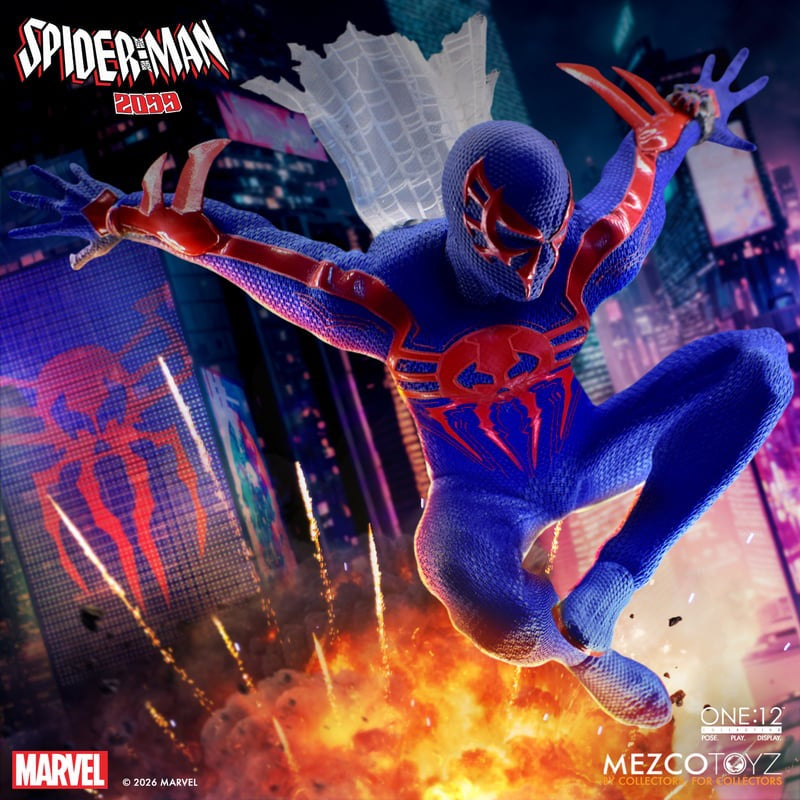 MEZCO ONE:12 COLLECTIVE Spider-Man 2099 RE-ISSUE