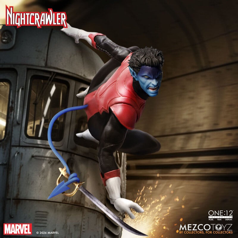 MEZCO ONE:12 COLLECTIVE Nightcrawler Action Figure