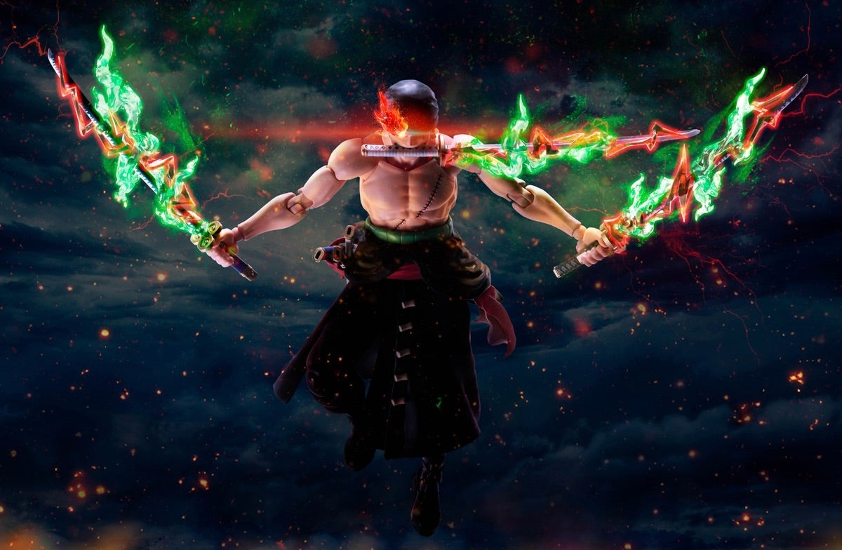 *PRE ORDER* One Piece SH Figuarts Action Figure Roronoa Zoro - King of Hell (ETA SEPTEMBER)