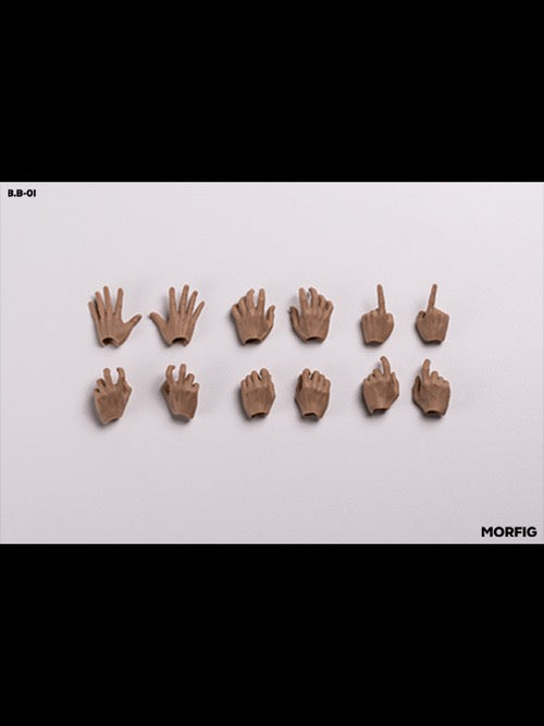 Inart MORFIG Action Figure 1/12 Blank Male Body Skintone