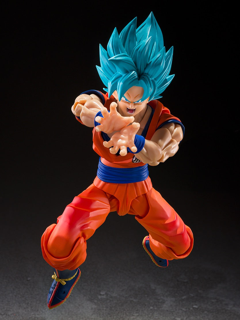*PRE ORDER* DRAGONBALL SUPER SH FIGUARTS SUPER SAIYAN GOD SUPER SAIYAN SON GOKU - BLUE POWER TRANSCENDING LIMITS (ETA SEPTEMBER)