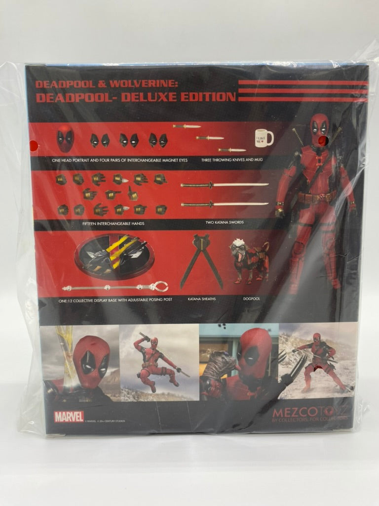 Marvel MEZCO DEADPOOL AND WOLVERINE ONE:12 COLLECTIVE DEADPOOL