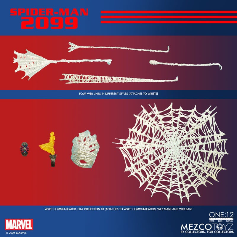 MEZCO ONE:12 COLLECTIVE Spider-Man 2099 RE-ISSUE