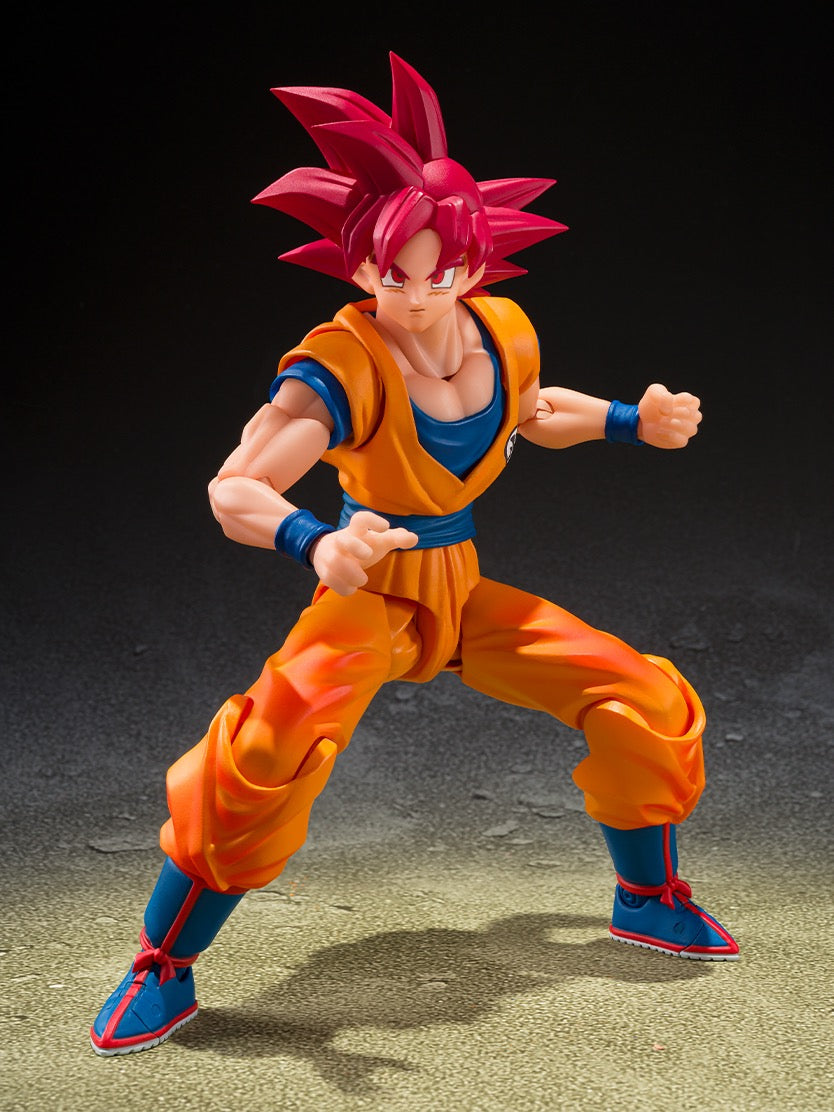 *PRE ORDER* DRAGONBALL SUPER SH FIGUARTS SUPER SAIYAN GOD SON GOKU - GOD AURA (ETA AUGUST)