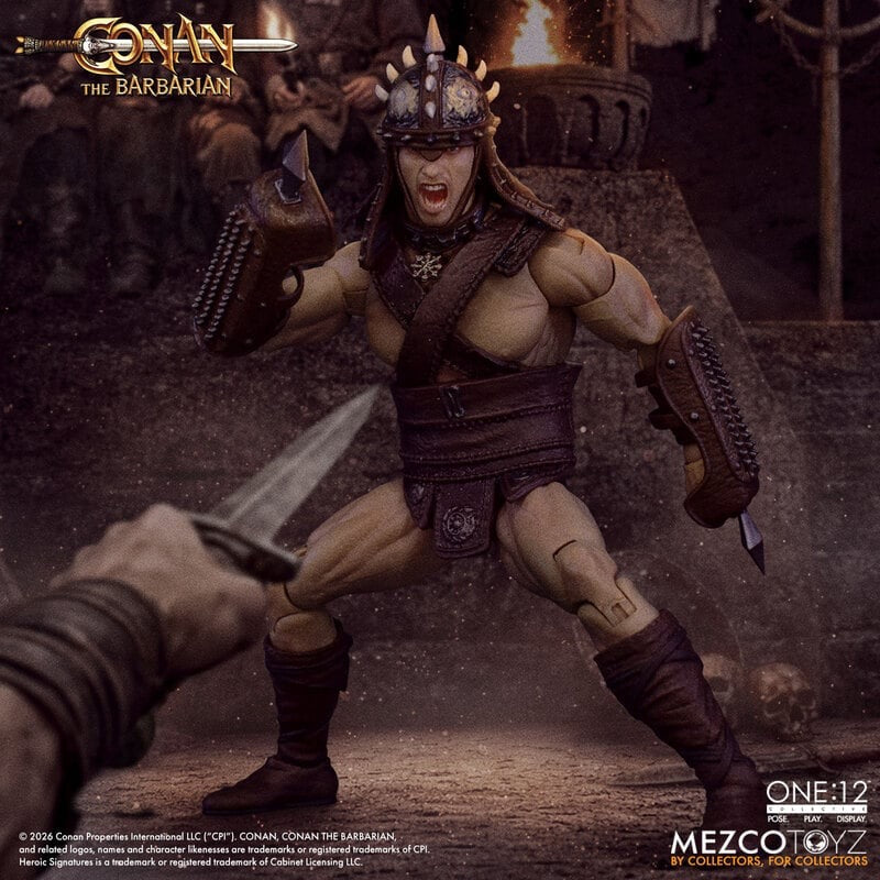 MEZCO ONE:12 COLLECTIVE Conan The Barbarian (1982): Pit Fighter Edition