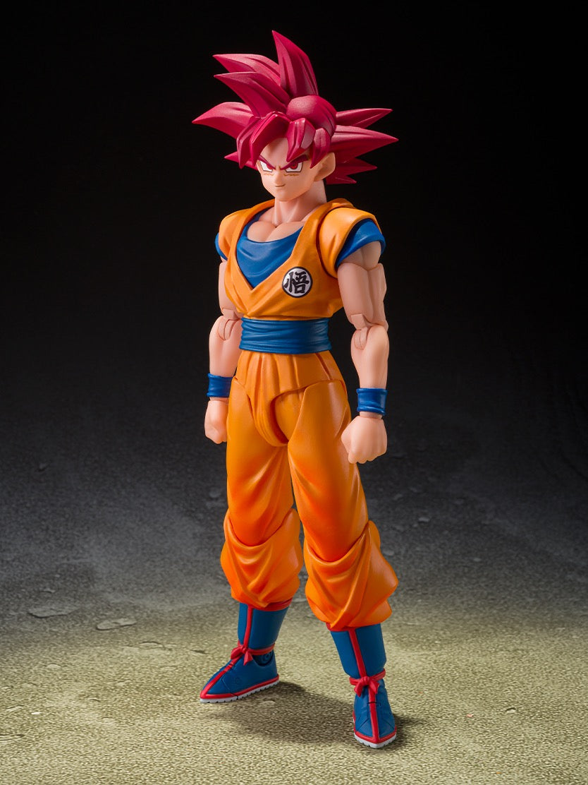 *PRE ORDER* DRAGONBALL SUPER SH FIGUARTS SUPER SAIYAN GOD SON GOKU - GOD AURA (ETA AUGUST)