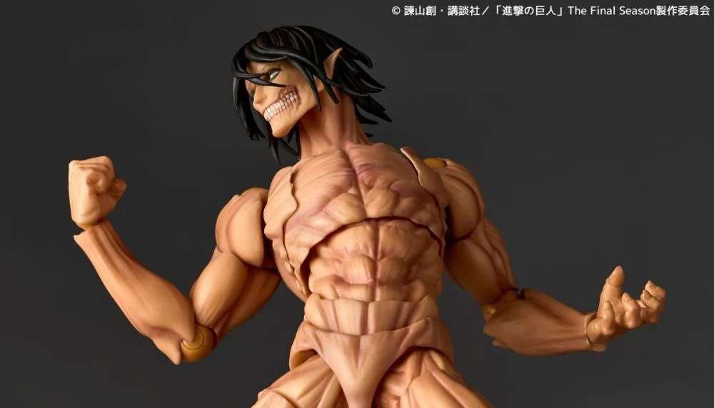 *PRE ORDER* Attack on Titan Amazing Yamaguchi Revoltech Attack Titan - Eren Yeager Action Figure (ETA NOVEMBER)
