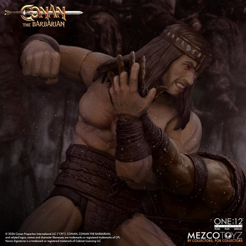 MEZCO ONE:12 COLLECTIVE Conan The Barbarian (1982): Pit Fighter Edition