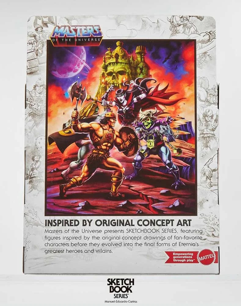 Masters of the Universe Origins Action Figure Sketchbook Series: He-Man