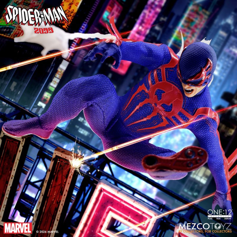 MEZCO ONE:12 COLLECTIVE Spider-Man 2099 RE-ISSUE