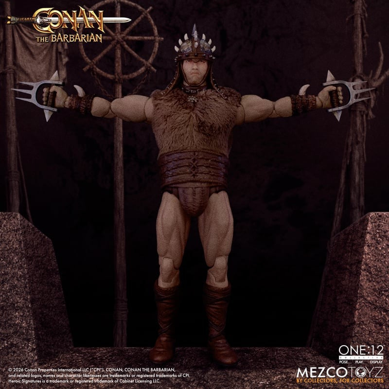 MEZCO ONE:12 COLLECTIVE Conan The Barbarian (1982): Pit Fighter Edition