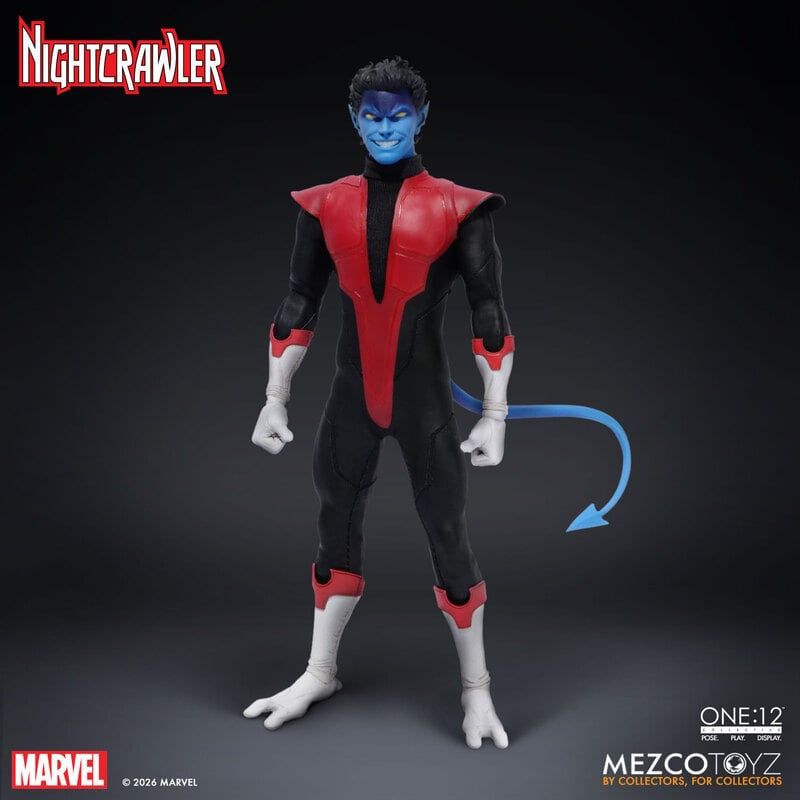 MEZCO ONE:12 COLLECTIVE Nightcrawler Action Figure