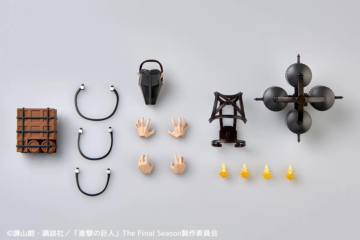 Attack on Titan Amazing Yamaguchi Revoltech Cart Titan Action Figure