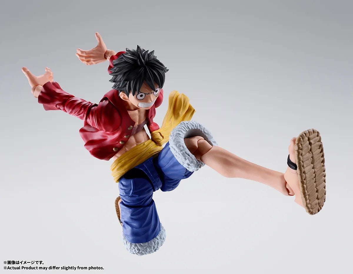 One Piece SH Figuarts Action Figure MONKEY.D.LUFFY - New World