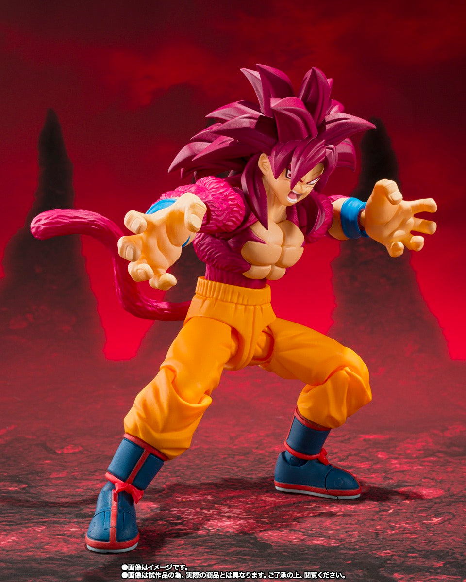 DRAGONBALL DAIMA SH FIGUARTS SUPER SAIYAN 4 GOKU ACTION FIGURE
