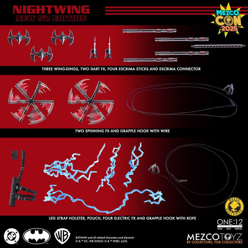 *PRE ORDER* MEZCO ONE:12 COLLECTIVE NIGHTWING NEW 52 EDITION SDCC EXCLUSIVE (ETA NOVEMBER)