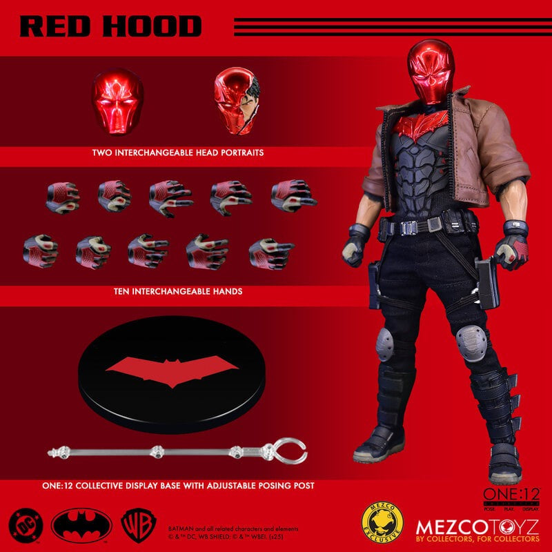 *PRE ORDER* MEZCO ONE:12 COLLECTIVE Red Hood (ETA APRIL)