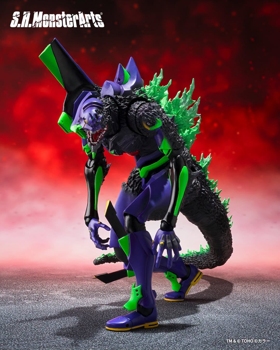 Evangelion SH MonsterArts Action Figure Test Type-01 "G" Awakening Form