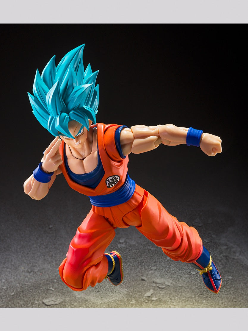 *PRE ORDER* DRAGONBALL SUPER SH FIGUARTS SUPER SAIYAN GOD SUPER SAIYAN SON GOKU - BLUE POWER TRANSCENDING LIMITS (ETA SEPTEMBER)