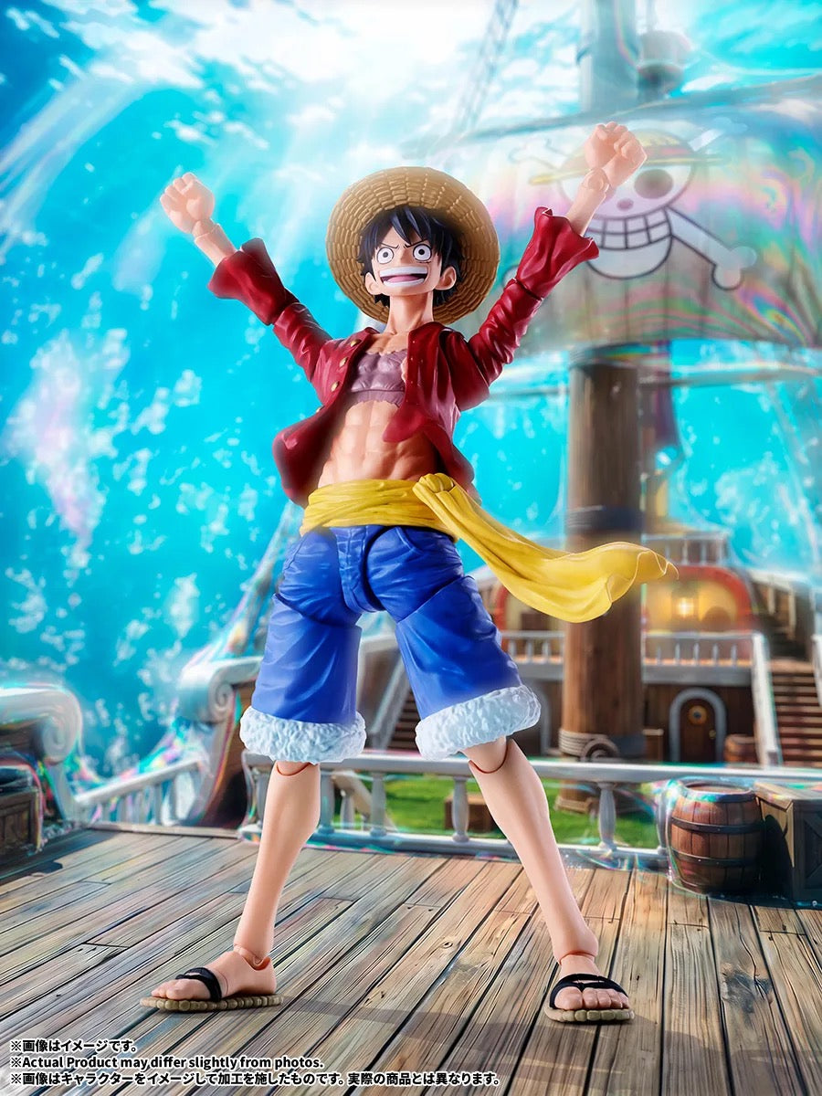 One Piece SH Figuarts Action Figure MONKEY.D.LUFFY - New World