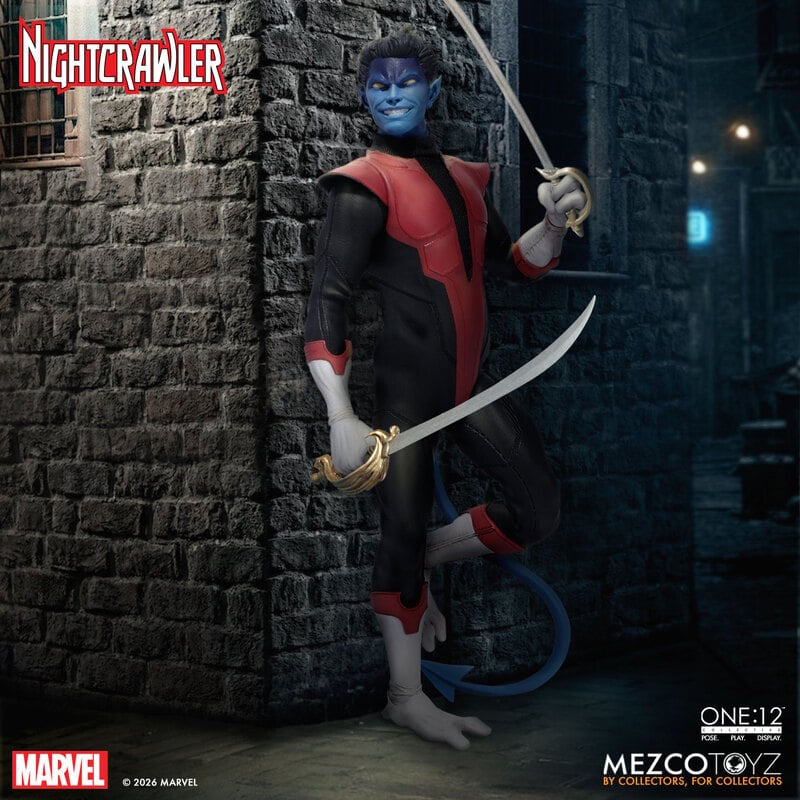 MEZCO ONE:12 COLLECTIVE Nightcrawler Action Figure